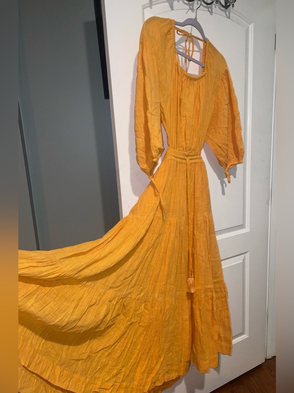 New! Free People FREE-EST Ibiza Sun Open Back Cotton Gauze Maxi Dress 🌻 XS - Picture 6 of 10
